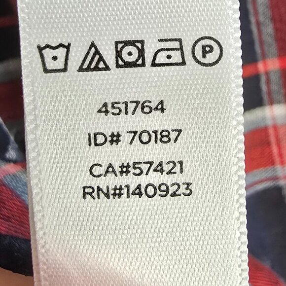 Loft Plaid Smocked Shirtdress - Forever Navy - Picture 10 of 10